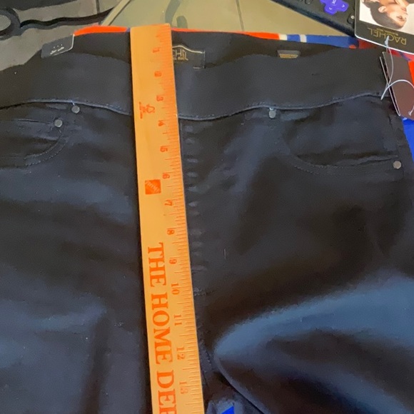 Rachel Roy PEACE Black High-Rise Ankle Skinny Pull On Jeans Size 10/30, NWT - Picture 7 of 14